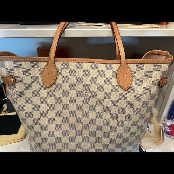 Neverfull MM Damier Azur - Picture 2 of 10